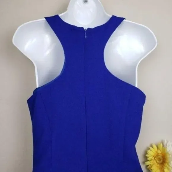 Akira Chicago royal blue halter mini dress size medium - Picture 9 of 14